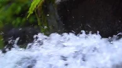 4k实拍山间大自然水流溪流自然风光空镜头视频的预览图